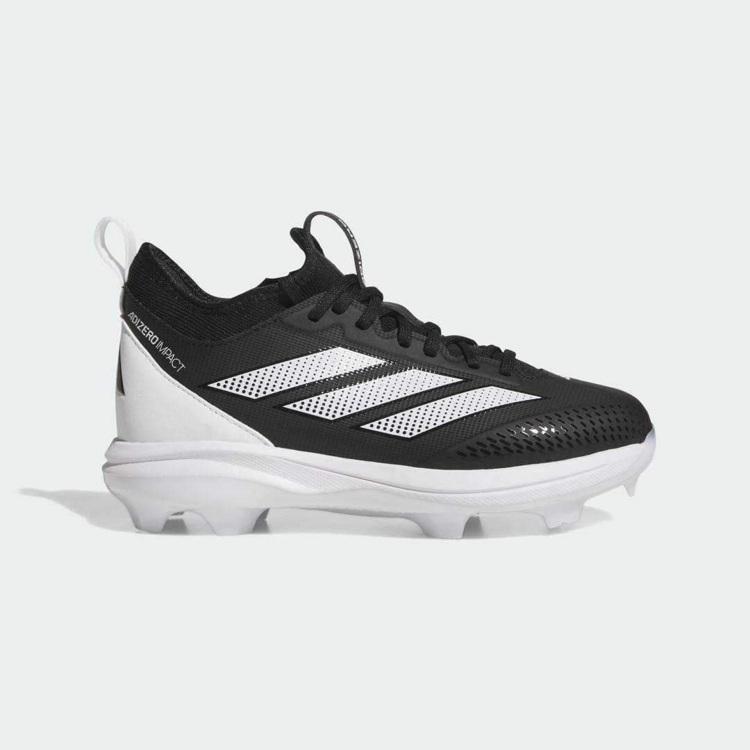 Adizero Impact 2.0 TPU Skor med dobbar Barn - Core Black / Cloud White / Cloud White - 33