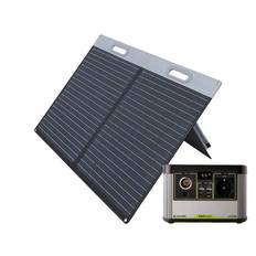 Mobile Solar-Inselanlage Yeti 200X und faltbares Solarmodul