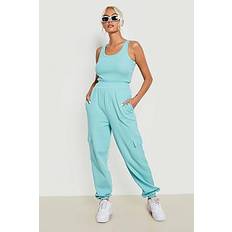 Waffle Cargo Pocket Jogger - sage - L
