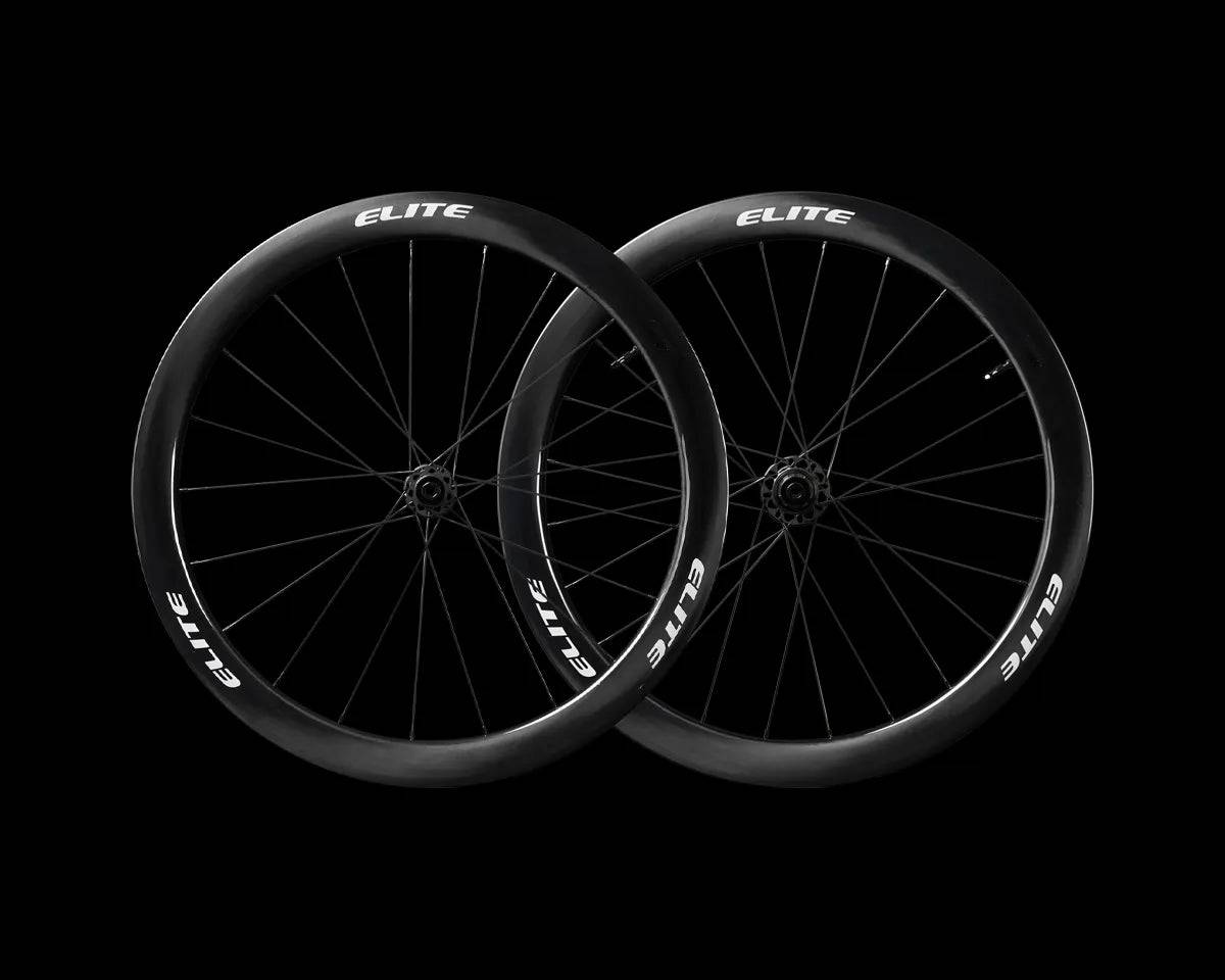 Marvel 50D II Hjulsæt - Elite Wheels - Sort - Shimano 10S / 11S / 12S & SRAM 10S / 11S / Sort
