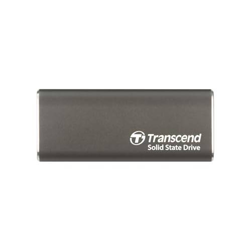 Transcend ESD265C 500 GB Extern SSD-disk USB-C® Iron Grey / Järngrå TS500GESD265C