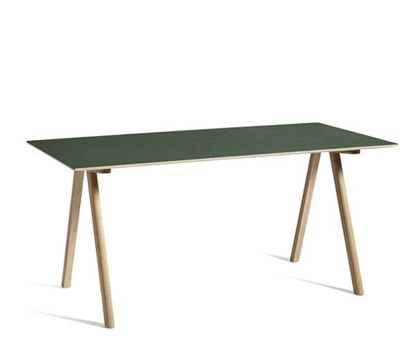 HAY CPH 10 Desk - Eg - Grøn Linolium