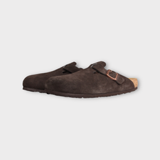 Birkenstock Boston Suede Leather I Mocha - 40