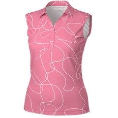 Galvin Green Margie Sleeveless Ladies Polo Shirt - Pink