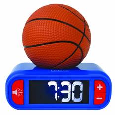 Lexibook Digital Vækkeur med 3D Basketball, Natlampe og Lydeffekter - Blå