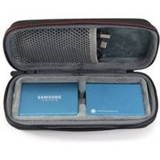 2 in 1 bärväska för samsung t5 t3 t1 bärbar 250gb 500gb 1tb 2tb ssd usb 3.1 typ c hårddisk externa ssd -enheter