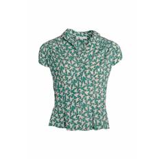 Tone Barker Sif Bluse Green Bird - XL