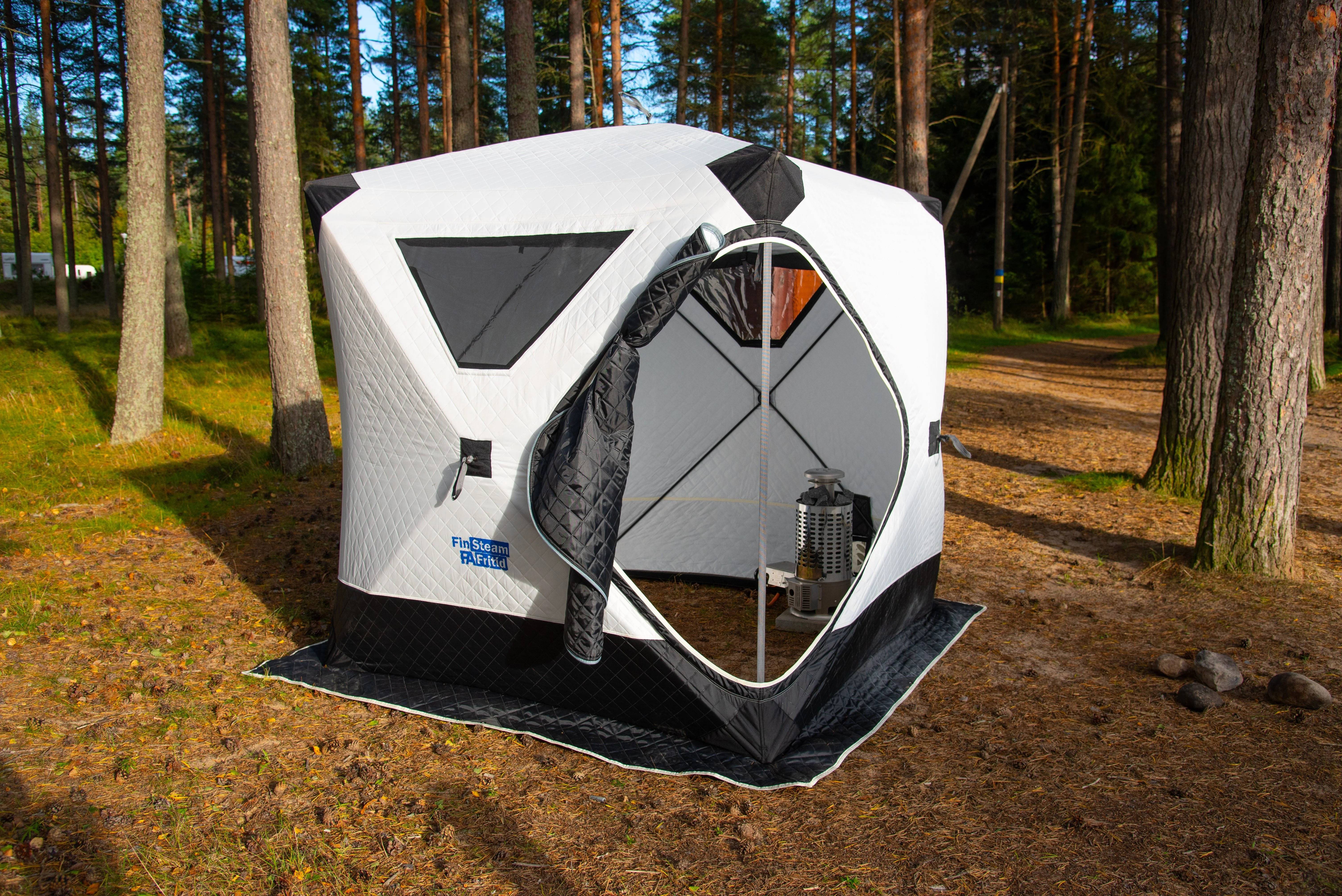 Bastutält+Gasolbastukamin Sauna Sweden