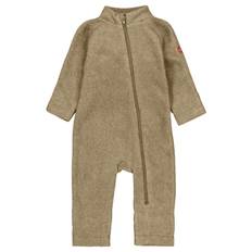 Mikk-Line - Cotton Fleece Baby Suit - Dried Herb - 92