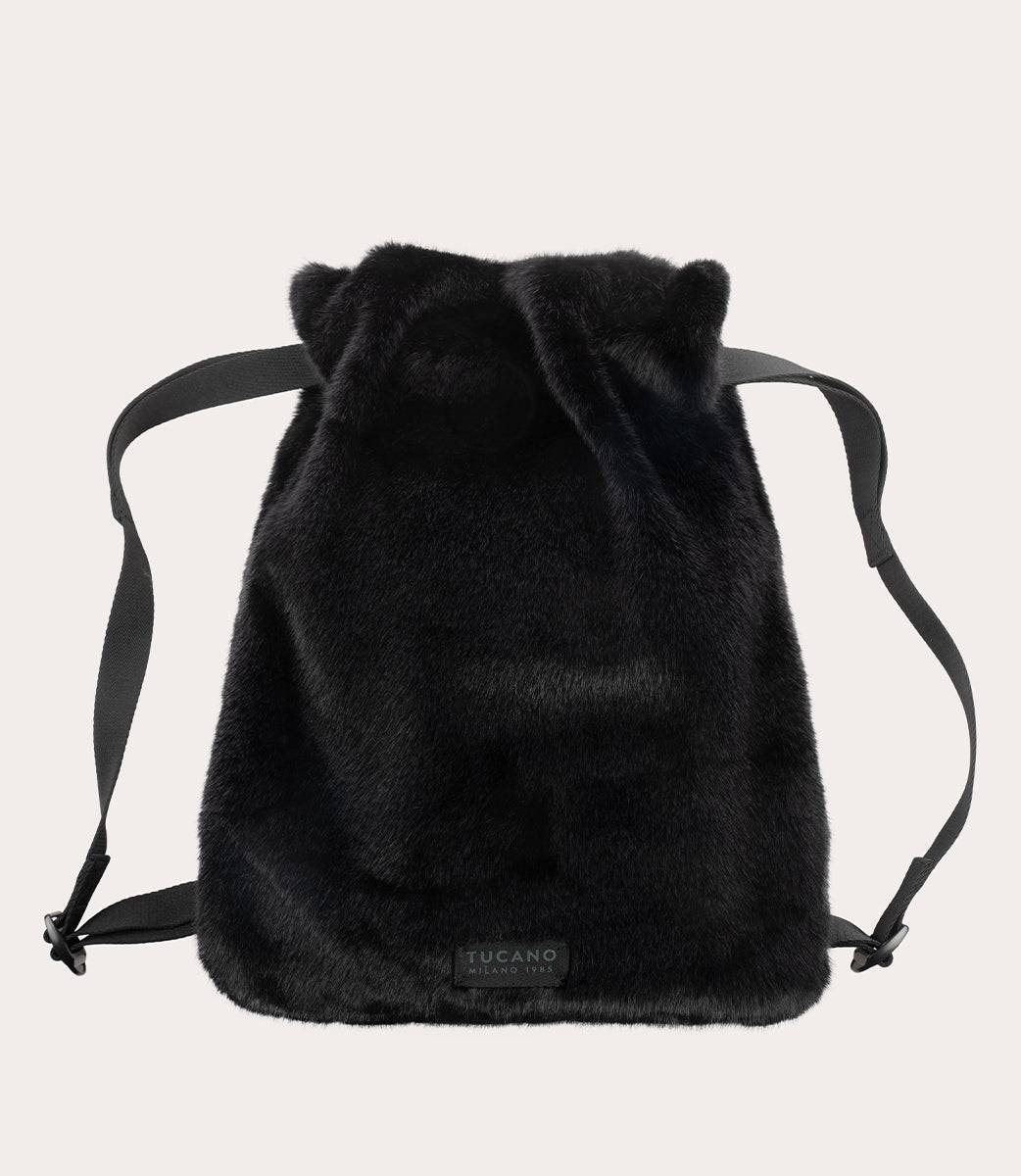 Nina Fur Backpack - Bordeaux