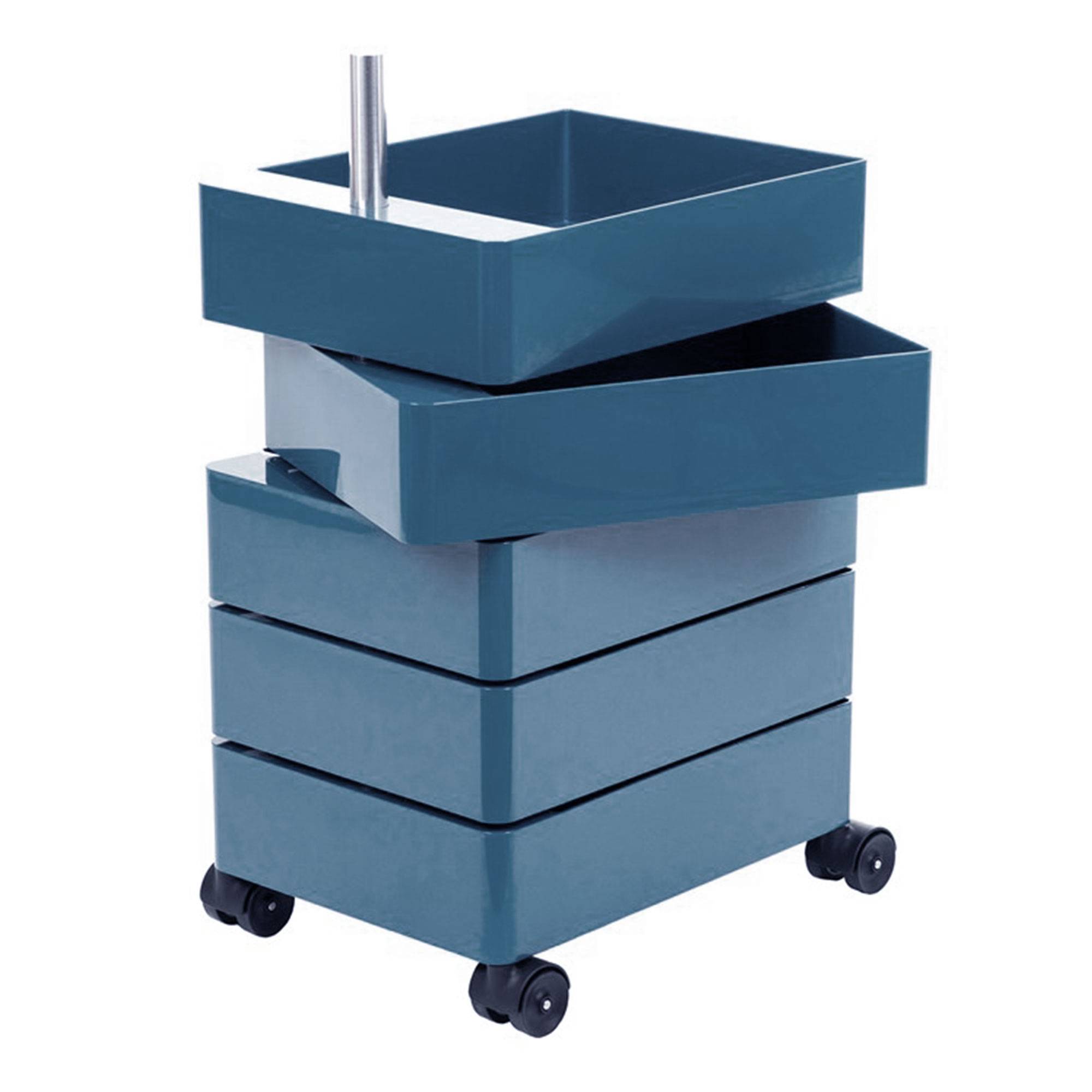 Magis - 360° 5 Drawers Blue - Kabinetskabe - Konstantin Grcic - Blå - Metal/Plast