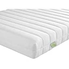 DREAMSTAR Ortopedisk kallskummadrass Easy Flex, 7 zoner, Öko-Tex-certifierad, hårdhetsgrad 2 och 3 (H2 och H3), rullmadrass, tillverkad i EU, 90 x 190 cm