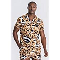 Gianni Kavanagh Zebra Baroque Gk Hawaiian Shirt Herr, Multicolor, M