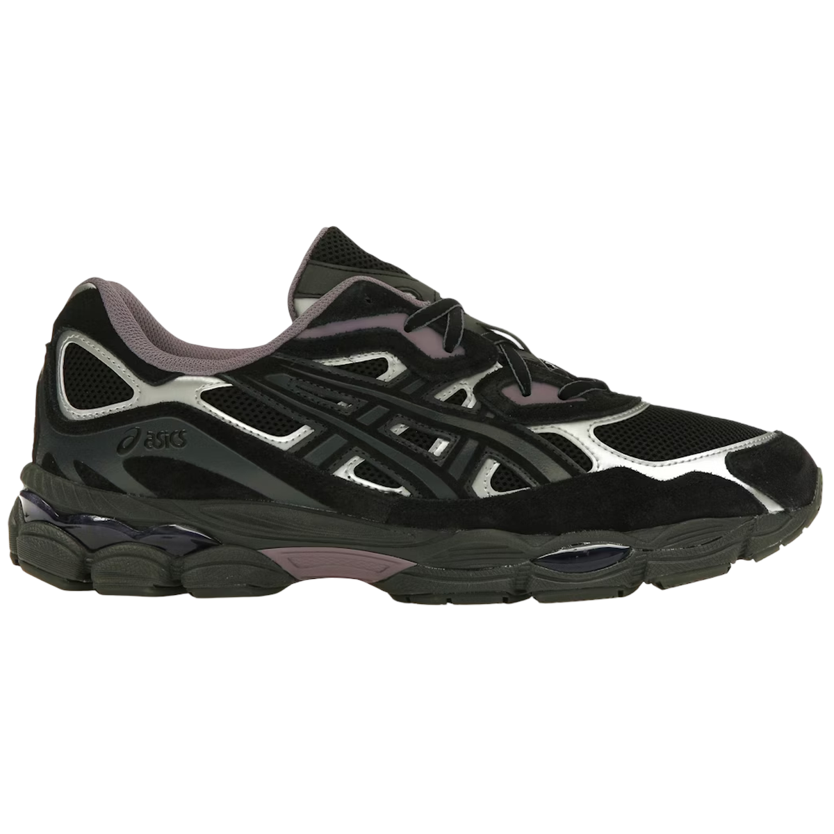 Asics Gel-NYC Black Purple Graphite Grey