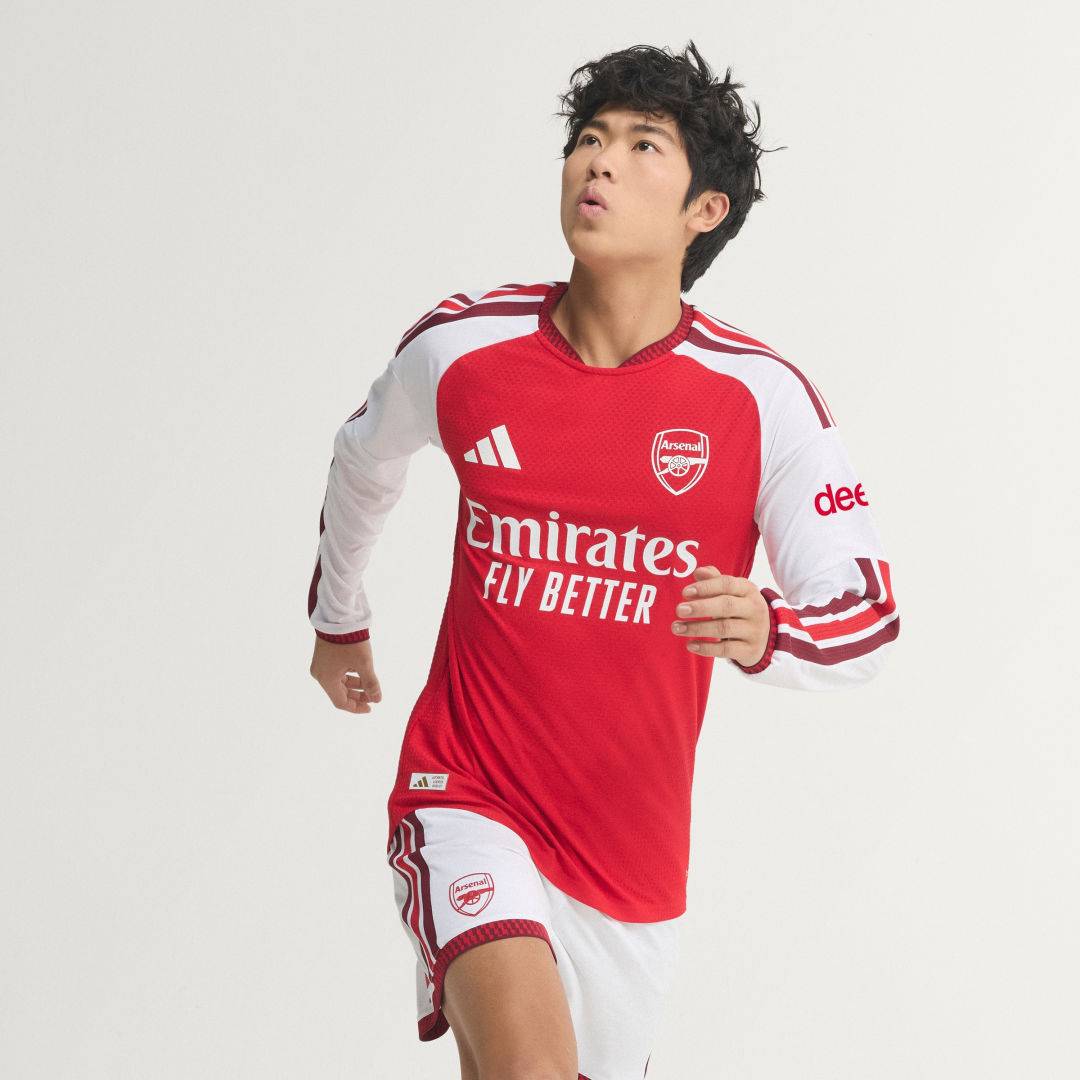 Arsenal FC 26/27 Authentic Long Sleeve hjemmebanetrøje