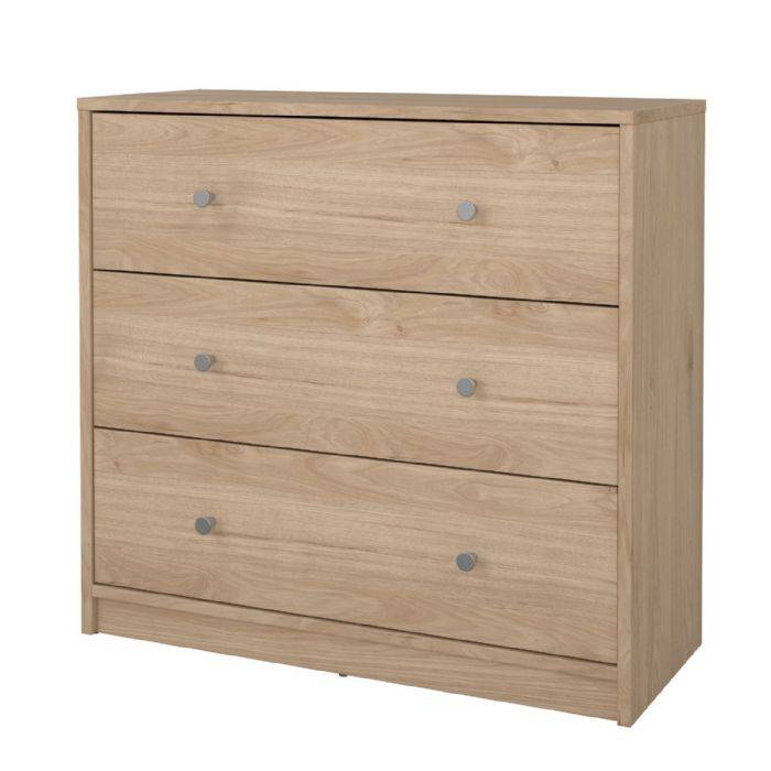 May Kommode m/3 skuffer - Jackson Hickory