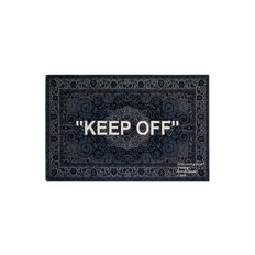 Virgil Abloh x IKEA "KEEP OFF" Rug Grey/White