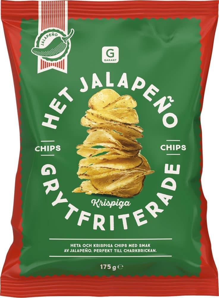Chips Grytfriterade Jalapeno