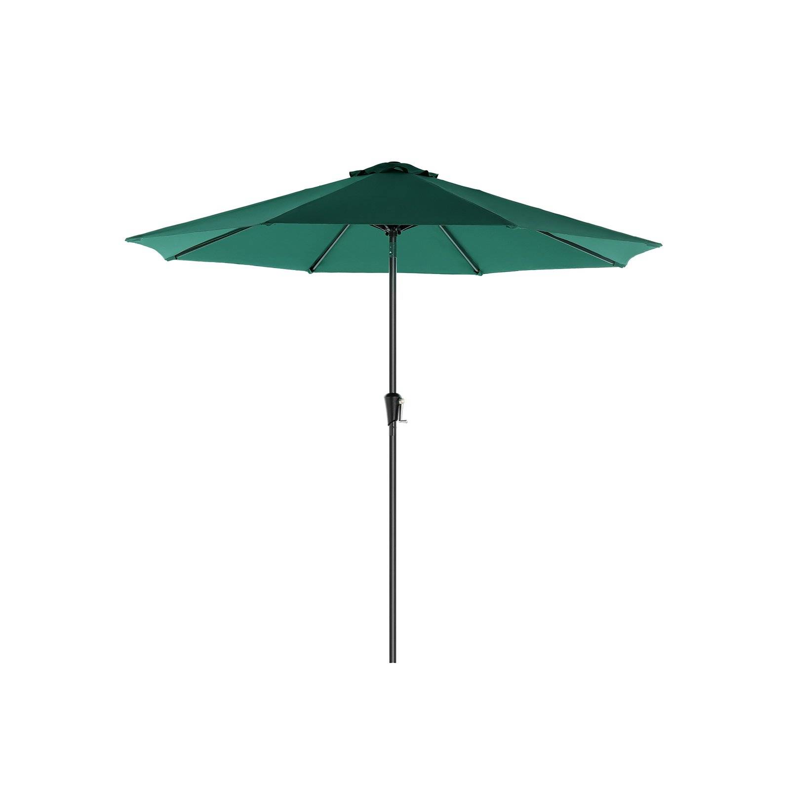 SONGMICS 290 cm Garden Parasol Umbrella, UPF 50+, Sun Shade, 30° Tilt in 2 Directions, Crank Handle for Opening and Closing, for Outdoor Gardens Pool.