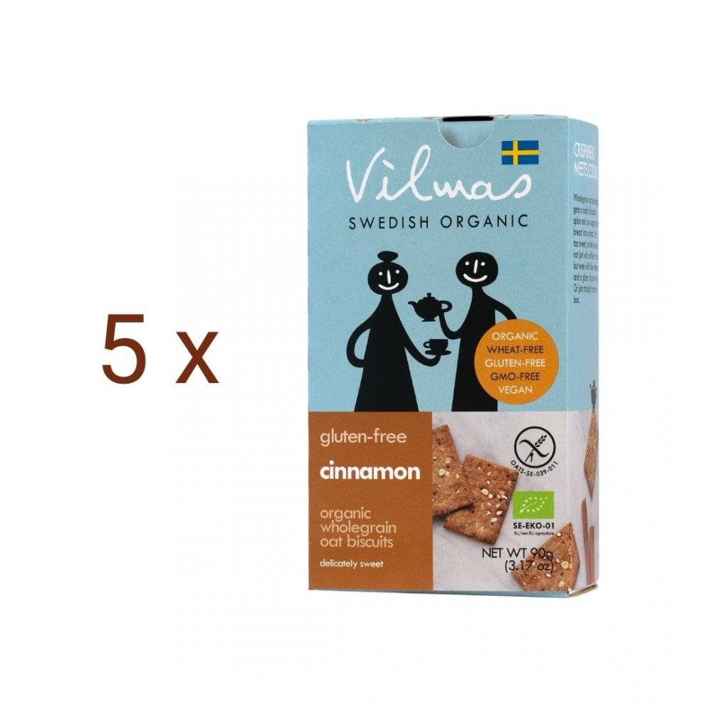 5 st Kanelknäcke (Cinnamon crackers) 90 g - Vilmas