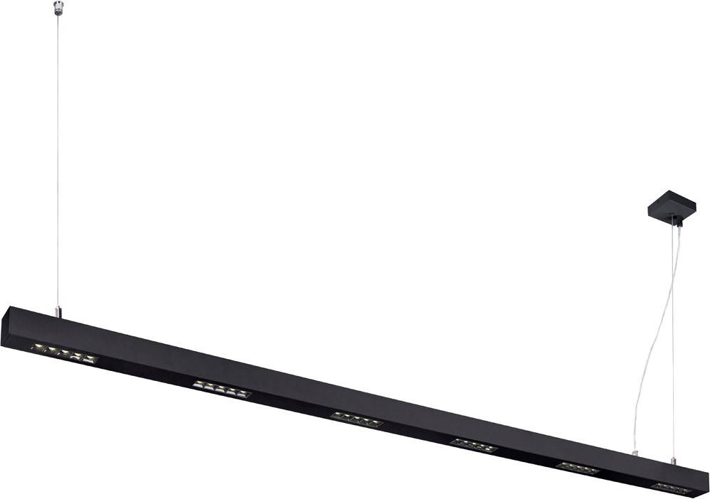 SLV Q-LINE PD, LED Indoor Pendelleuchte, 2m, BAP, schwarz, 4000K - Pendelleuchten