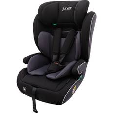 Autostol med Isofix - Supreme Plus Sort ECE I-Size - Børnehøjde 76-150 cm