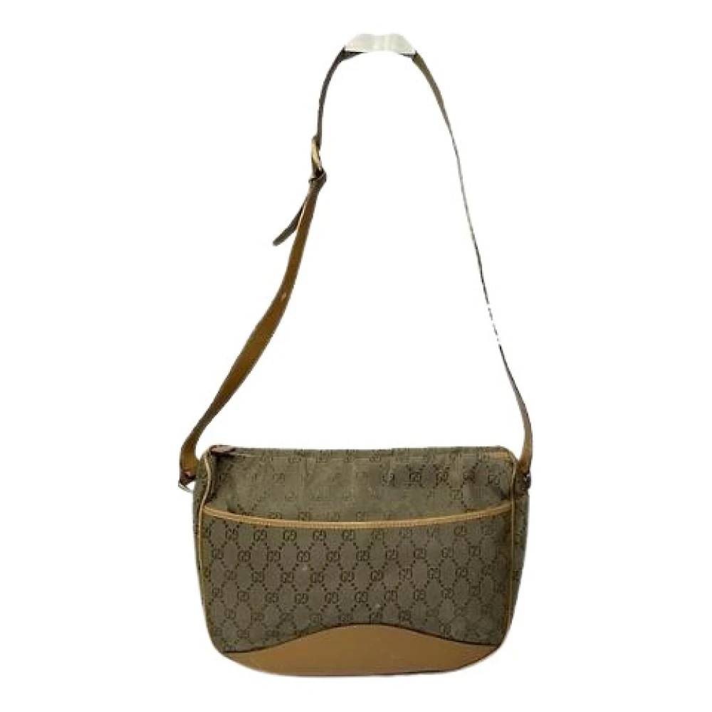 Gucci Vintage Pre-owned Vintage Cross Body Taske - Vintage - Dame - Beige - ONE SIZE -
