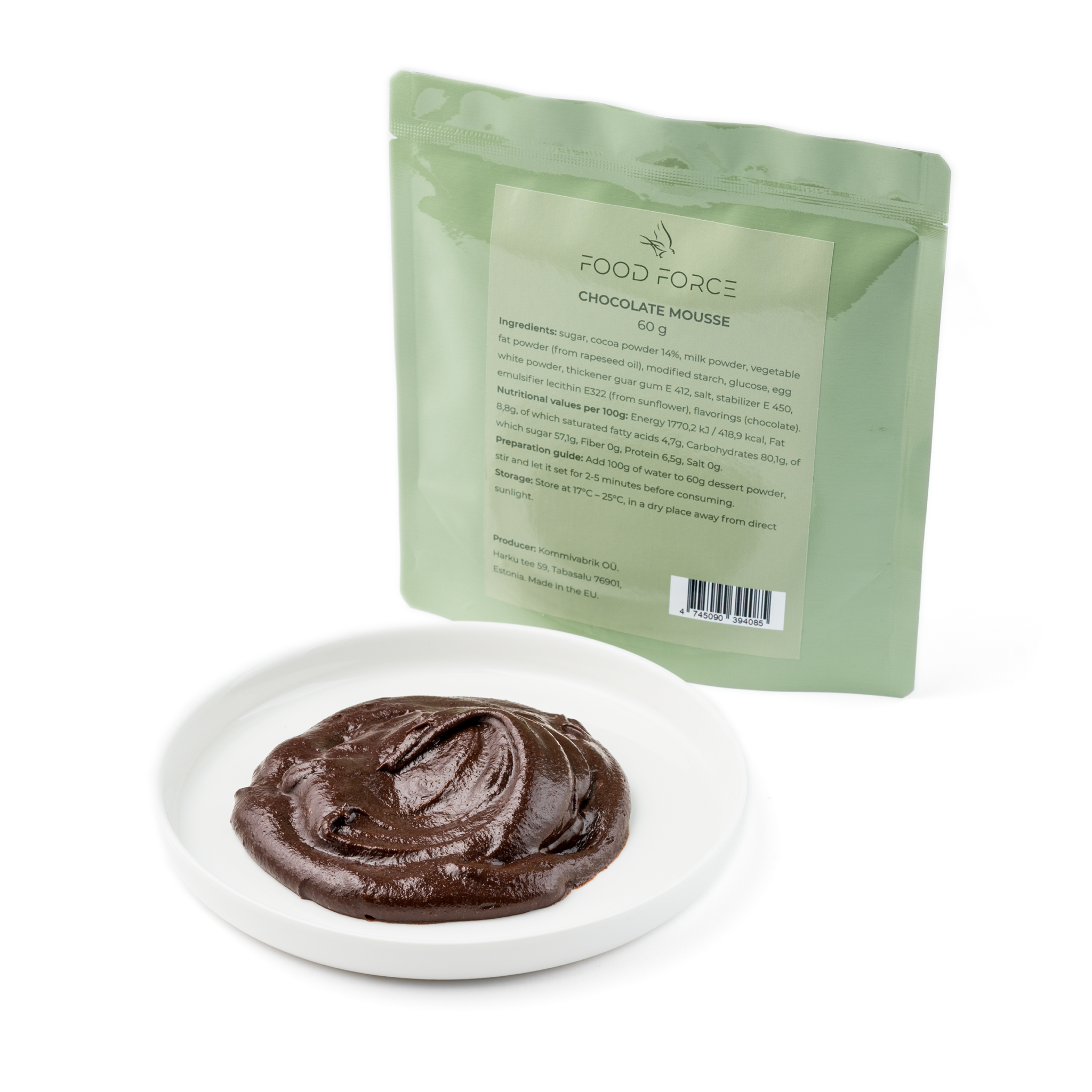 Frysetørret mad Chokolademousse