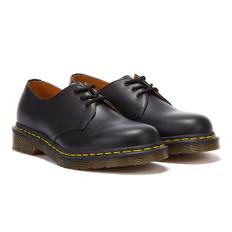 Dr. Martens Mens Black 1461 Smooth Leather Shoes - UK 8 / EU 42 / US 9