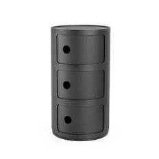 Kartell Componibili Recycled 3 Rum - Sort