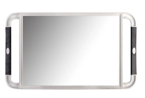 JRL Mirror Large Hand Held Mirror - White