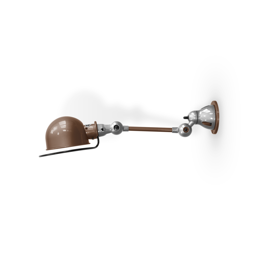 Loft D2501 væglampe fra Jieldé - Chocolate / Blank/poleret