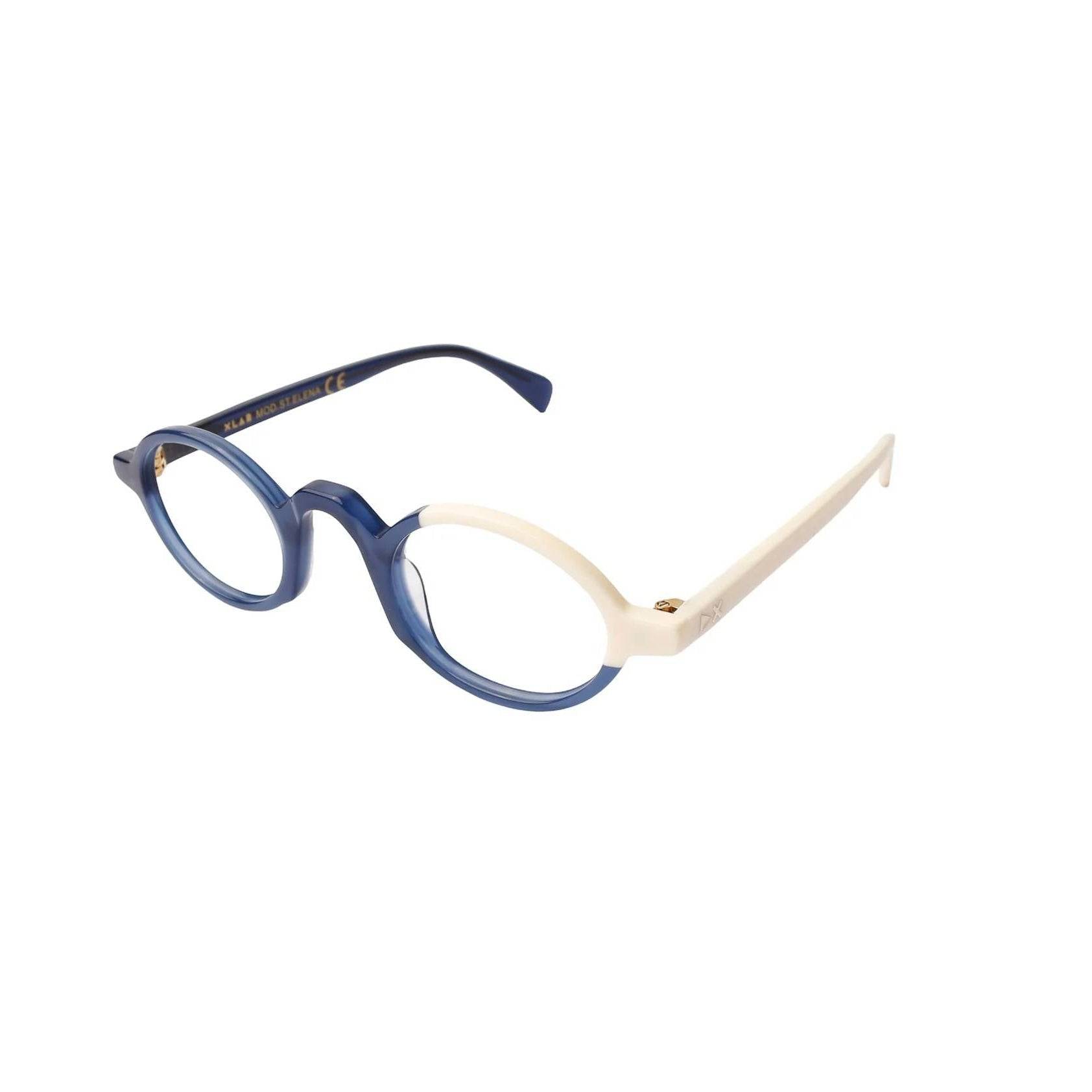 XLAB Unisex St.Elena Optiska bågar Acetat Svart Rund Demos
