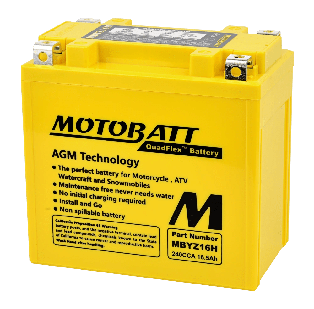 Motobatt 12V 16,5Ah 240A batteri MBYZ16H