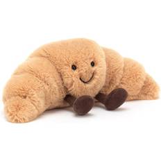 Jellycat Amuseables Croissant Plyschdjur, Liten 8,5 tum | Bakverksplysch | Rolig gåva