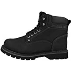 Dockers by Gerli herr combat boots, sport och utomhusskor, vattenavvisande, varmt fodrade, Svart 100, 40 EU