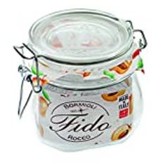 WECK Bormioli Rocco 4309 4309 460 ml (6 stycken, glas inklusive gummi, konserveringsburkar, dessertburkar, syltburkar)