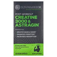 Sunwarrior  Post-Workout Creatine 3000 & Astragin®  120 Vegan Capsules