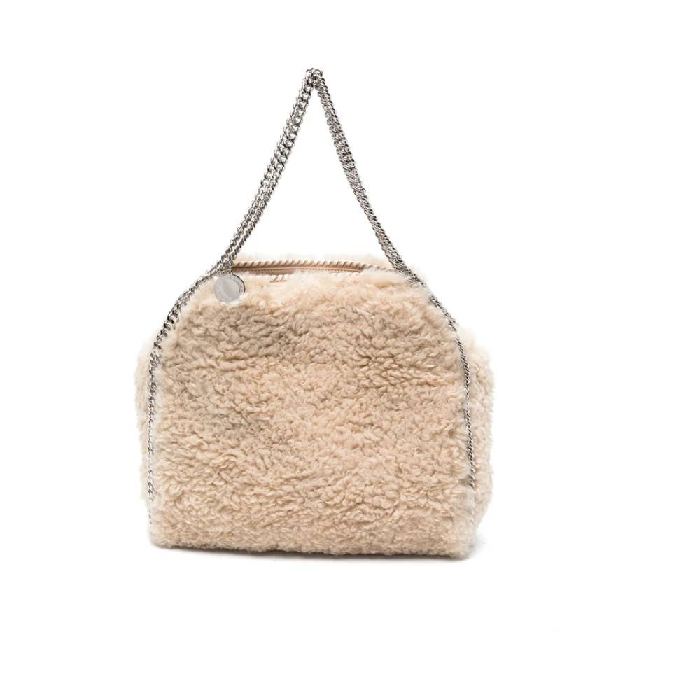 Stella McCartney - Falabella Faux-Shearling Tote Väskor - Dam - ONE Size - Läder