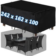TEMU Garden Furniture Cover, 210d Oxford Cloth Protective Cover For Garden Table Seating Set, Winter Durable Cover