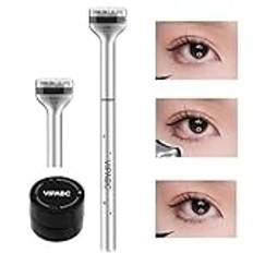 weiting Ögonfransstämpel, Nedre fransstämpel,Bärbara Eye Liner Pen Sets - Quick Eye Makeup Tool, Women Beauty Tools for Women Girls Eye Make