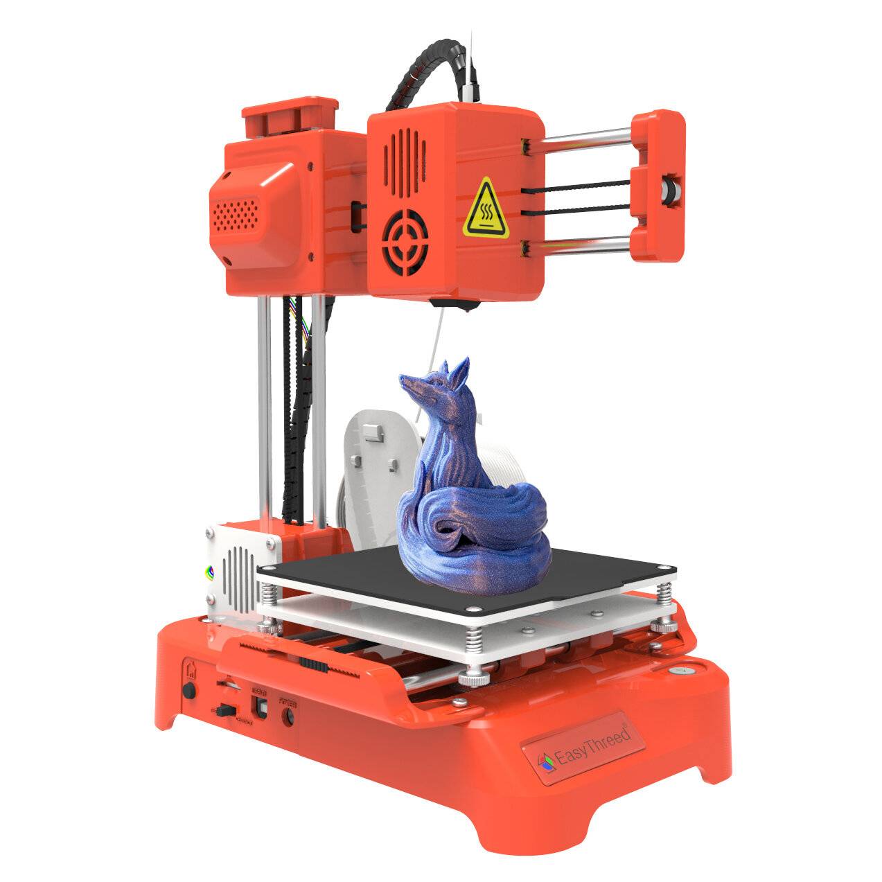 Easythreed 3D-skrivare Easythreed K7 Mini Söt Enkel att använda Barn Barn Nyårs Present Instegsmodell Leksak Personlig S