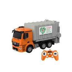 Double Eagle Remote control RC garbage truck 1:26 ( orange) Mercedes-Benz Antos E676-003