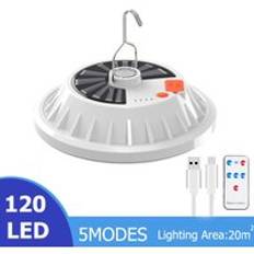 Campinglykta bärbar solcell campinglampa tält lykta led nöduppladdningsbar solenergibank för bärbar belysning