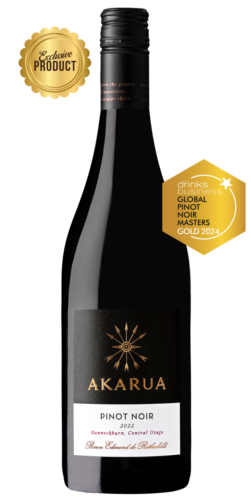 Baron Edmond de Rothschild AKARUA Pinot Noir 2022, New Zealand | 75 CL.