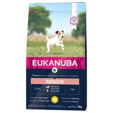 Økonomipakker: Eukanuba Size tørfoder - Caring Senior Small Breed Kylling (3 x 3 kg)