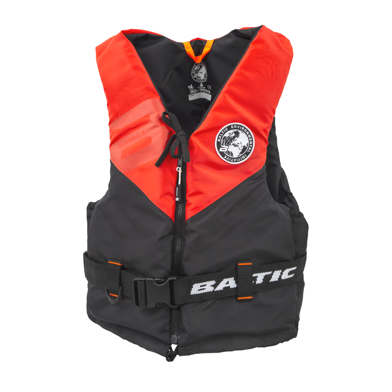 Flytväst Baltic Classic E.I Röd / Svart-50-70 kg (50-70 kg)