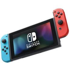 Nintendo Switch 2017 | inkl. Spel | röd/blå | 2 Controller | Super Mario Odyssey