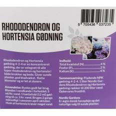 Flydende Hortensia- og rhododendron gødning 1 L