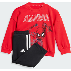 Adidas Adidas Adidas Marvel Spider-man Jogger Set Träningskläder Pure Ruby / White - 3-4Y